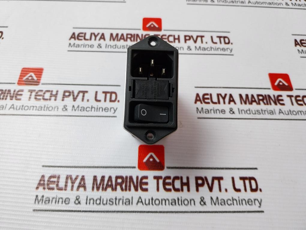 Lot Of 2X Schurter Dd12.6121.111 Ac Power Entry Modules 125/250Vac 50/60Hz