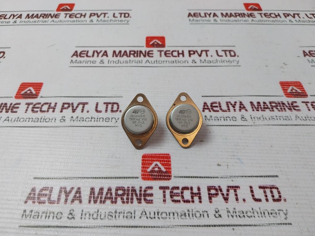 Lot Of 2X Stmicroelectronics Bux48A Power Transistor