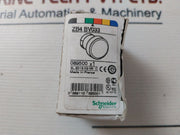 Lot of 2X Telemecanique Schneider Electric Zb4 Bv033 Green Round Pilot Light