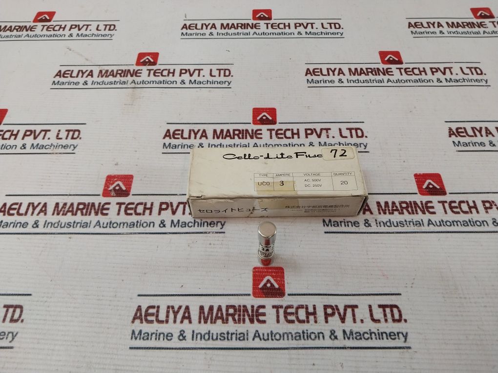 Lot Of 2X Utsunomiya Electric Uc0 Cello-lite Fuse Ac500V