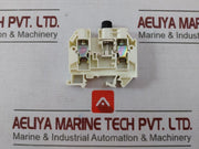 Lot Of 2X Wieland Wk 10/Si U Terminal Block 500V 10A Screw Connection