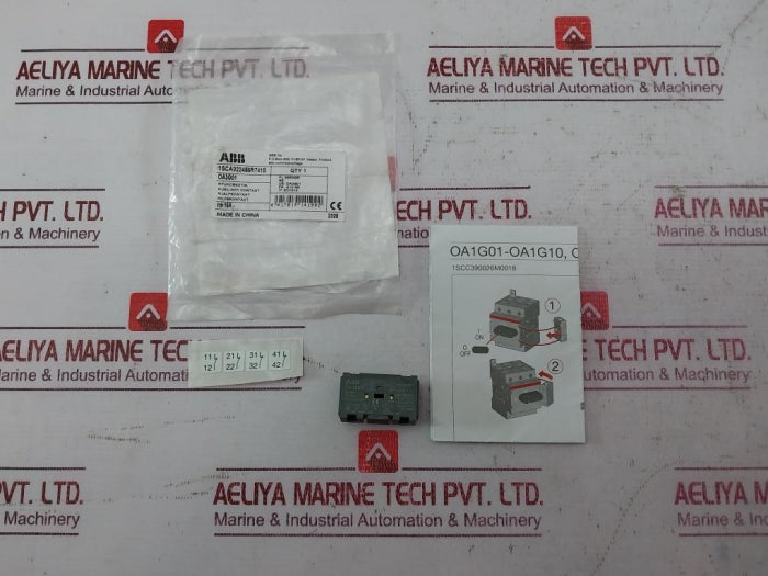 Lot of 3X ABB OA3G01 Auxiliary Contact for Switch Fuse Unit 690V 16A A600-R300