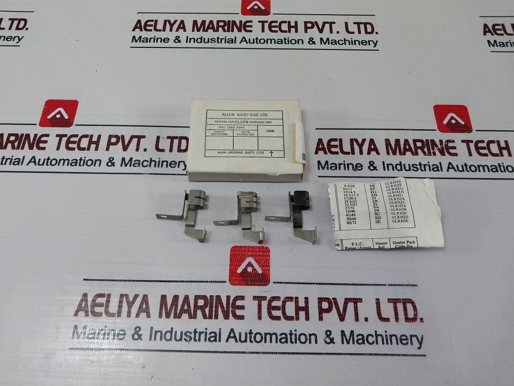 Lot Of 3X Allen West Olrhzh Overload Relay Heater Pack