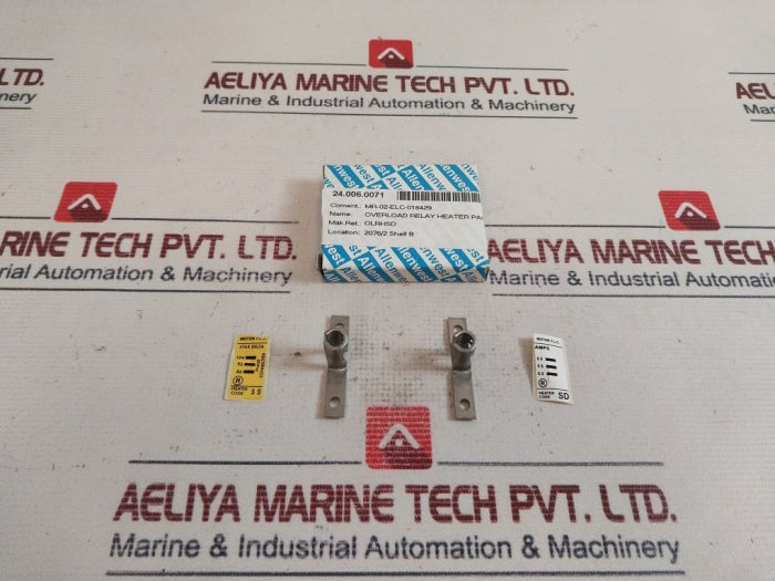 Lot Of 3X Allenwest Olrhsd Mr-02-elc-018429 Overload Relay Heater Pack