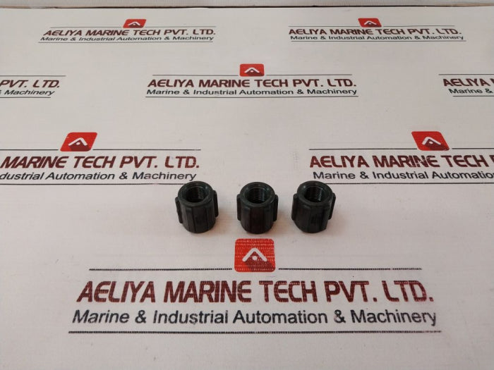 Lot Of 3X Banjo Sch80 Straight Coupling Polypropylene 3/8” X 1-1/4” Pipe