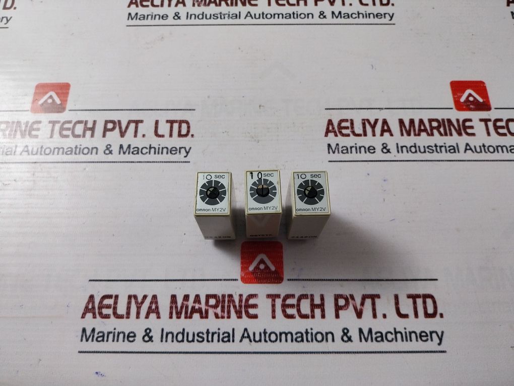 Lot Of 3X Omron My2V Timer 10 Sec 24V Dc