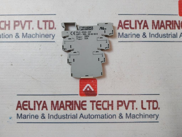 Lot Of 4X Phoenix Contact Plc-esk-gy Terminal Blocks 29 66 50 8