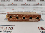 Lot Of 3X Siemens 4A 500V Original-diazed Melting Insert Bottle Fuse