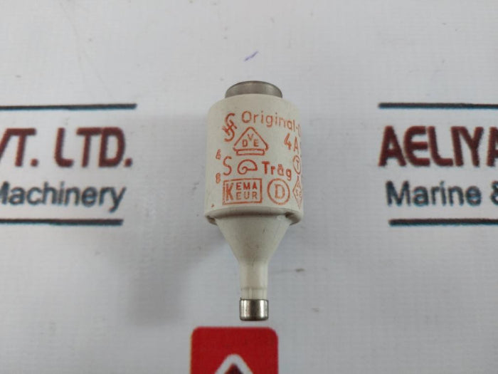 Lot Of 3X Siemens 4A 500V Original-diazed Melting Insert Bottle Fuse