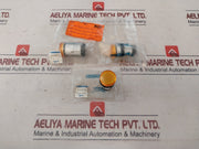 Lot Of 3X Telemecanique Xb7 Ev08Bpn Pilot Lamp Amber