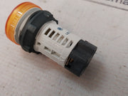 Lot Of 3X Telemecanique Xb7 Ev08Bpn Pilot Lamp Amber