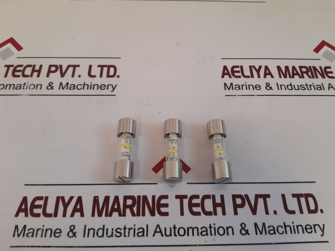 Lot Of 3X Utsunomiya Electric Nc1 Cello Lite Fuse