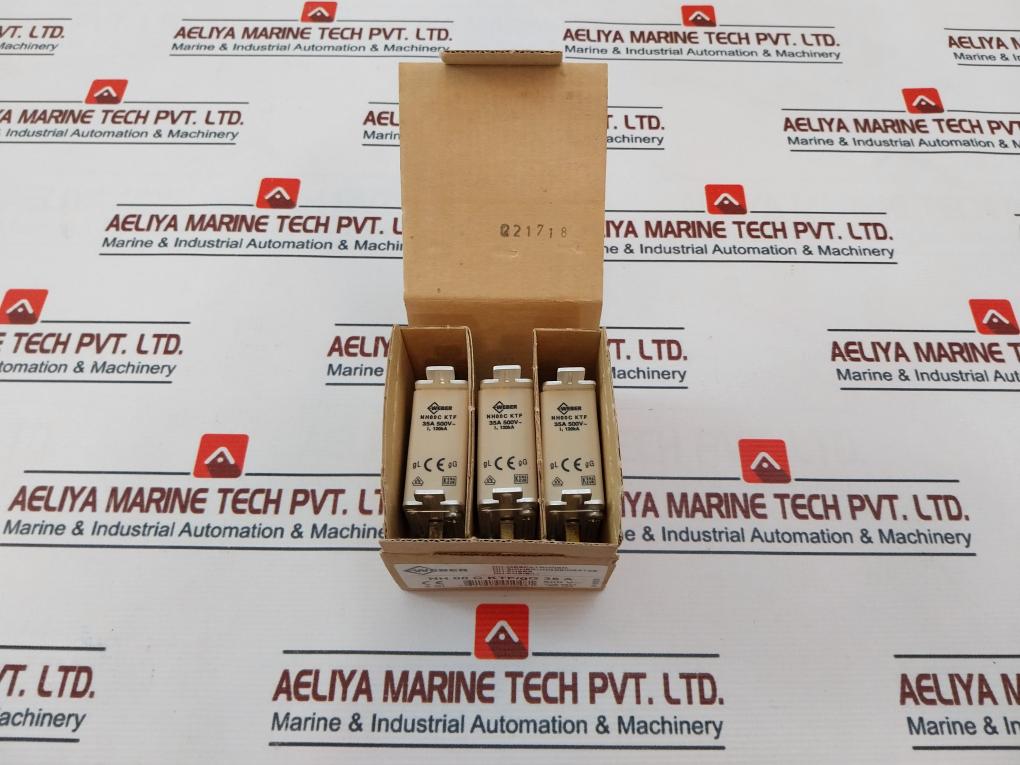Lot Of 3X Weber Nh00C Ktf Fuse 35A 500V