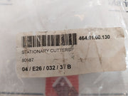 Lot of 4X 80987 Stationary Cutters