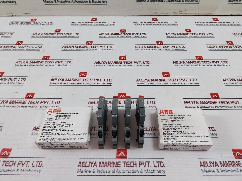 Lot Of 4X Abb Hk1-11 Auxiliary Contact Block 1Sam201902R1001