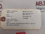 Lot Of 4X Brennan Ygm1411 Adapter Bulkhead Ext Pipe X 37 Deg Jic