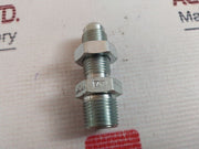 Lot Of 4X Brennan Ygm1411 Adapter Bulkhead Ext Pipe X 37 Deg Jic