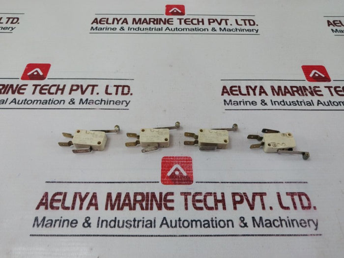 Lot Of 4X Cherry D45X Limit Micro Switch 125-250 VAC