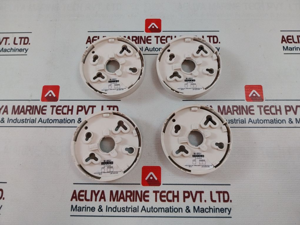 Lot Of 4X Morley Ias Mi-b501 Addressable Detector Base L00-2599-000
