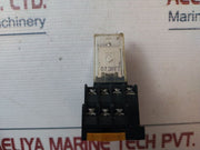 Lot Of 4X Omron My4 Relay With Socket Base 24Vdc
