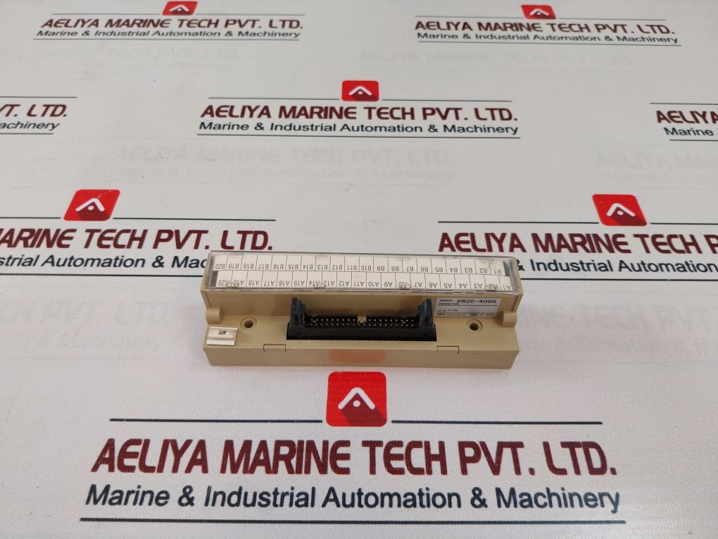 Lot Of 4X Omron Xw2D-40G6 Terminal Block Connector