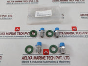 Lot of 4X Parker A20043-116 Diverter Connector Fitting Washer A-lok