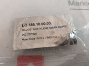 Lot of 4X Record 0.2-3.0 KGF/CM2 Pressure Gauge