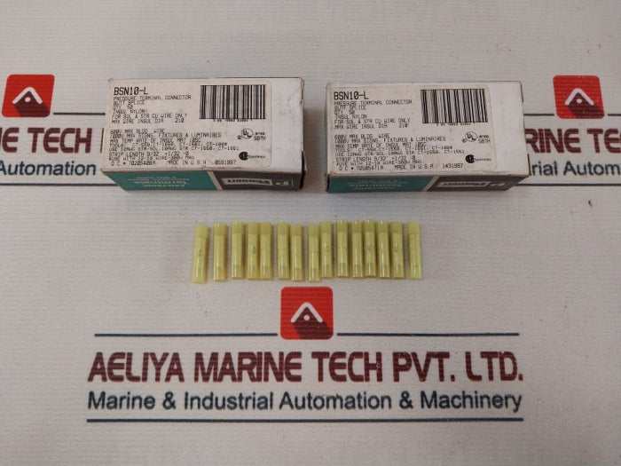 Lot Of 50X Panduit Bsn10-l Butt Splice 600V