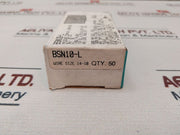 Lot Of 50X Panduit Bsn10-l Butt Splice 600V