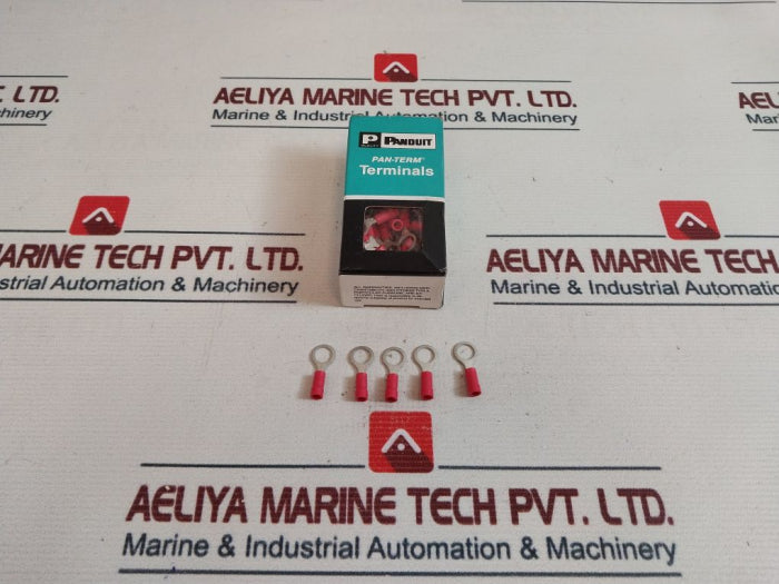 Lot Of 50X Panduit Pv18-56R-c Pressure Terminal Connector Ring Terminal