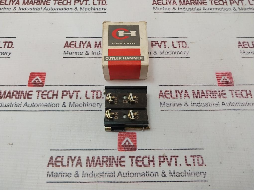 Lot Of 5X Cutler Hammer E 30 Contact Block 8-75 600Vac