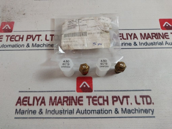 Lot Of 6X Danfoss 60°B Oil Nozzle Od/60° 4.5 Usg/H