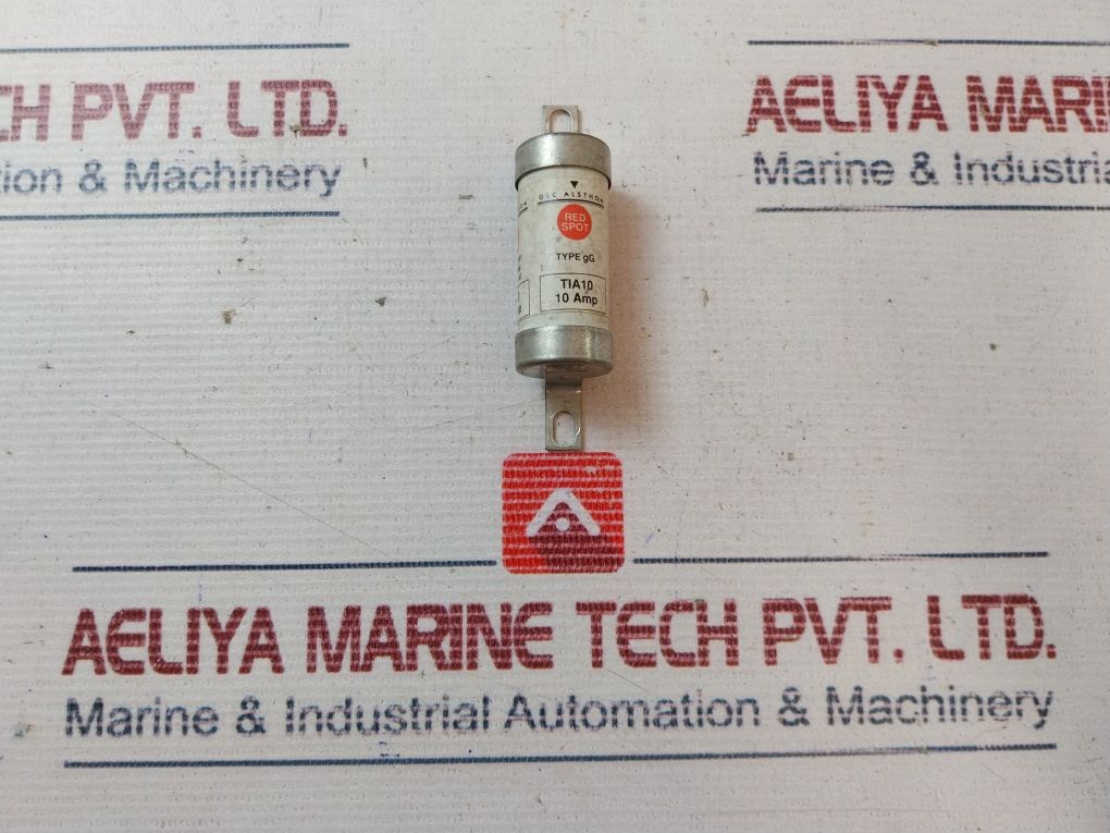 Lot Of 5X Gec Alsthom Tia10 Standard Fuse 10 Amp