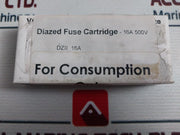 Lot Of 5X Lindner 597.0167 Cartridge Fuse 16A 500V Gl