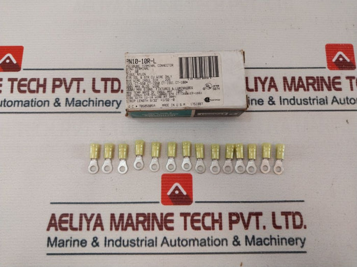Lot Of 5X Panduit Pn10-10R-l Ring Terminal
