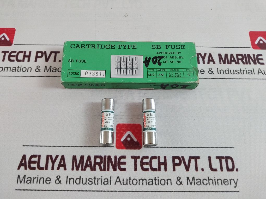 Lot Of 5X Sb Fuse Sb-c1 Fuse