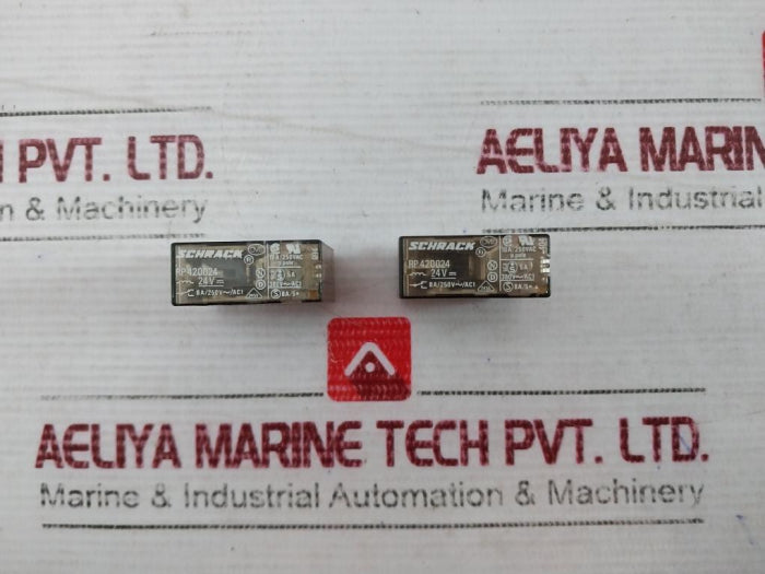 Lot Of 5X Schrack Rp 420024 Power Relay 24V 10A/250Vac