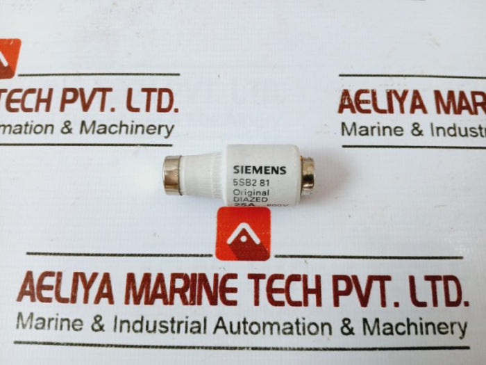 Lot Of 5X Siemens 5Sb2 81 Diazed Dii Fuse-link 500V 25A