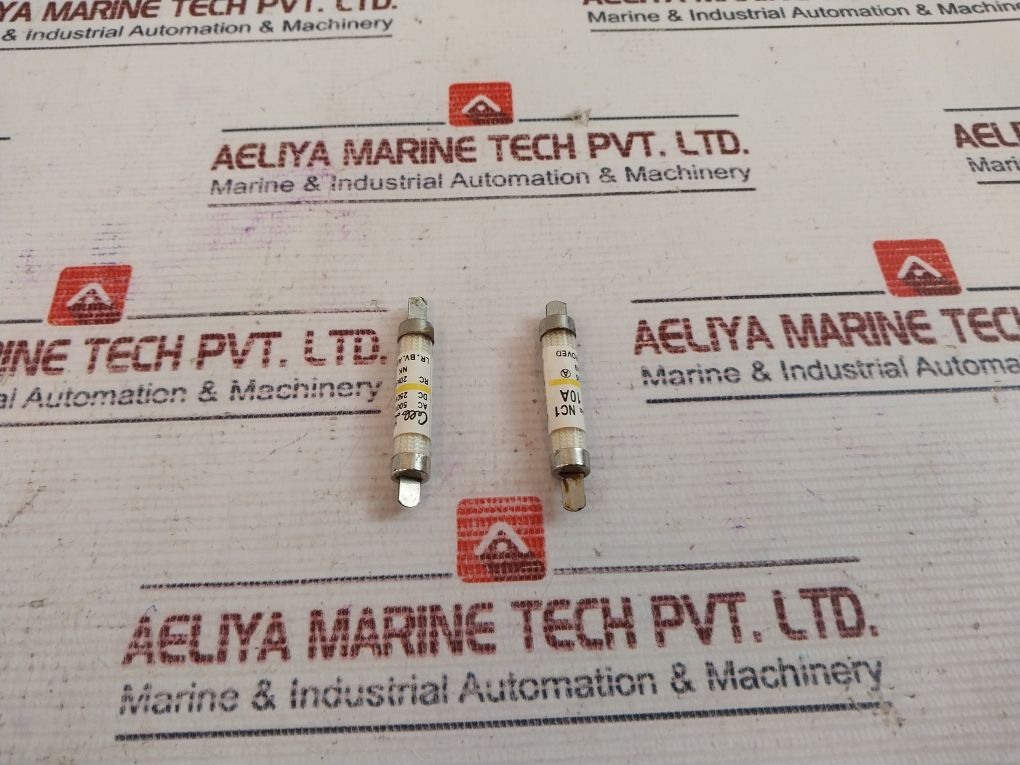 Lot Of 6X Cello Lite Fuse Nc1 Fuses Cartridges 10A Ac 500V Dc 250V
