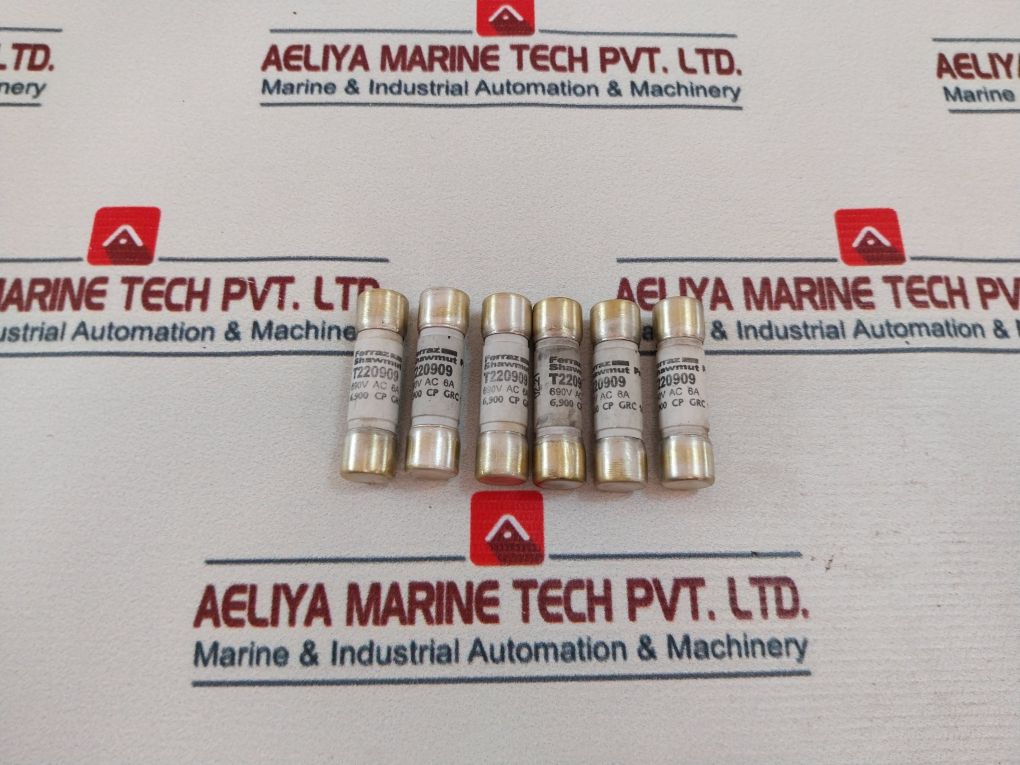 Lot Of 6X Ferraz Shawmut T220909 Protistor Fuse 690V Ac 6A