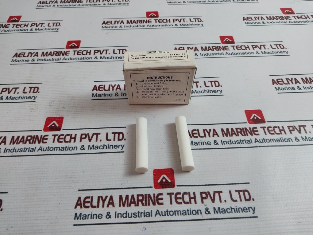 Lot Of 6X Msa 16499 Filters For Use With Msa Combustible Gas Indicators