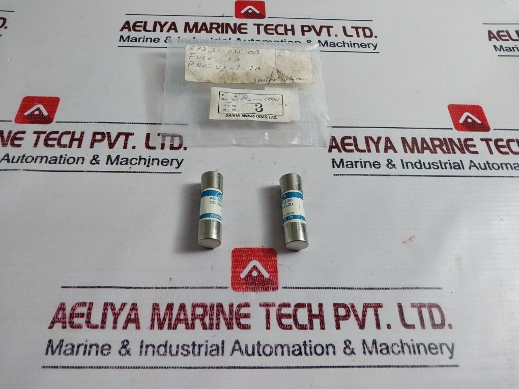 Lot Of 6X Utsunomiya Electric Uc1 Cello-lite Fuse Ac 500V Dc 250V 3A