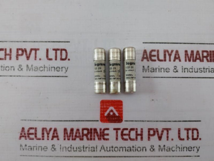 Lot Of 7X Legrand 133 20 Hrc Cartridge Fuse 100Ka 500V Gg 20A