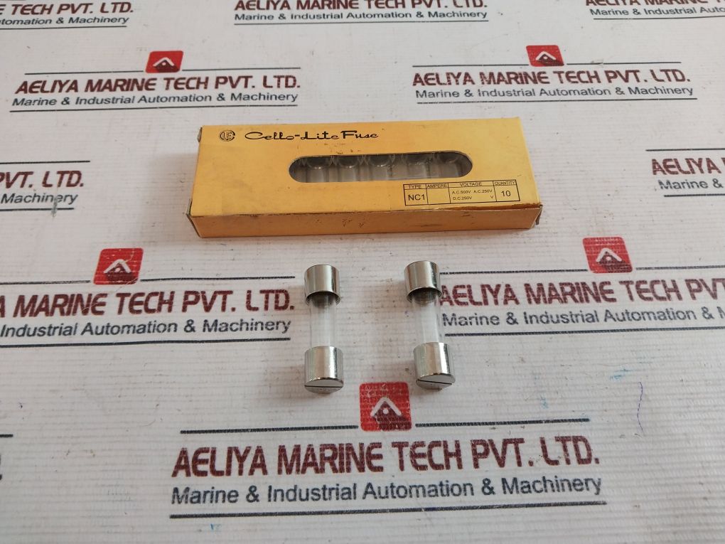 Lot Of 7X Utsunomiya Electric Nc1 Cello-lite Fuse 1A-30A