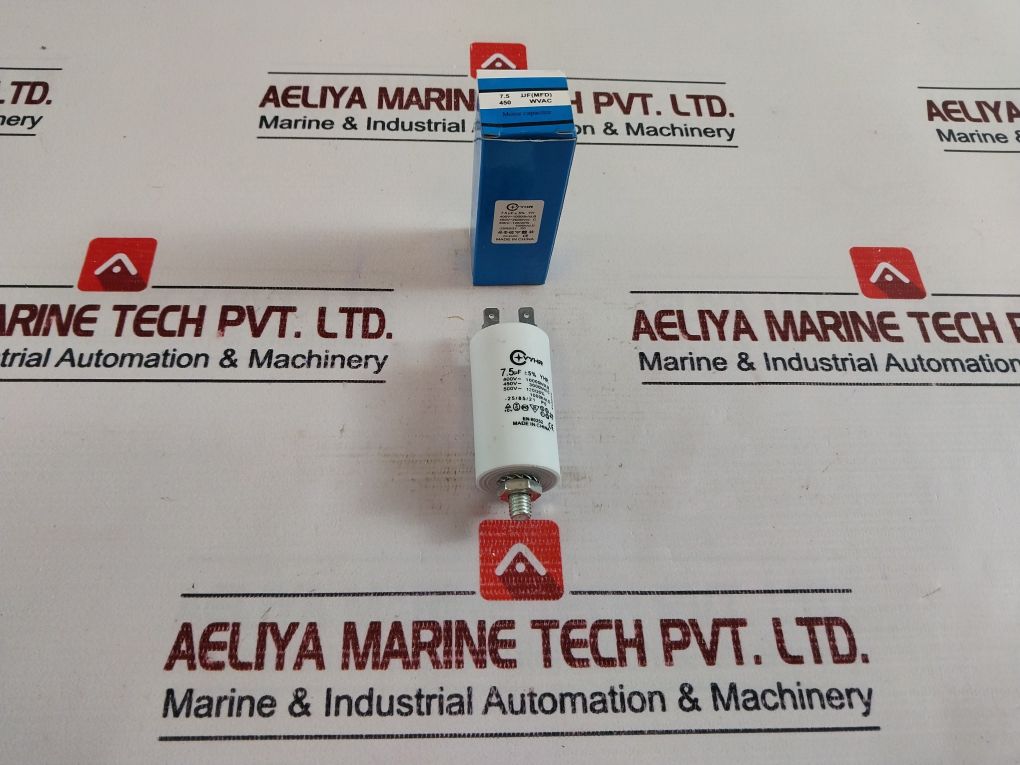 Lot Of 7X Vyhr Cbb60 Motor Capacitor B E12 250Vac 7 Mf