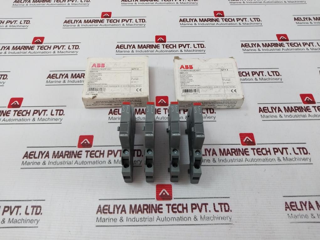 Lot Of 8X Abb Hk1-11 Auxiliary Contact 1Sam201902R1001