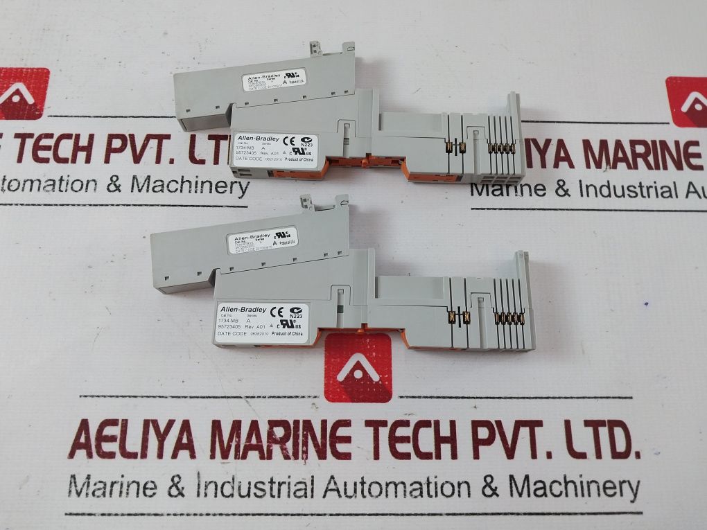Lot Of 11X Allen-bradley 1734-mb Base With Terminal Block 1734-rtb3S