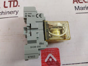 Lot of 2X IDEC RH2B-UL Compact Power Relay DC24V 10A 300V