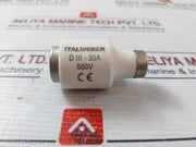 Lot Of 8X Italweber Diii-35A Fuse 500V