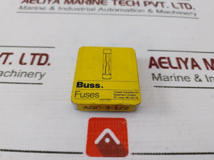 Lot Of 9X Bussmann Agc-3-1/2 Fuse 100A 250V Ac 10000A 125V Ac